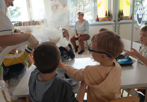 bańki suchym lodem