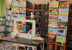 Bajka w bibliotece.