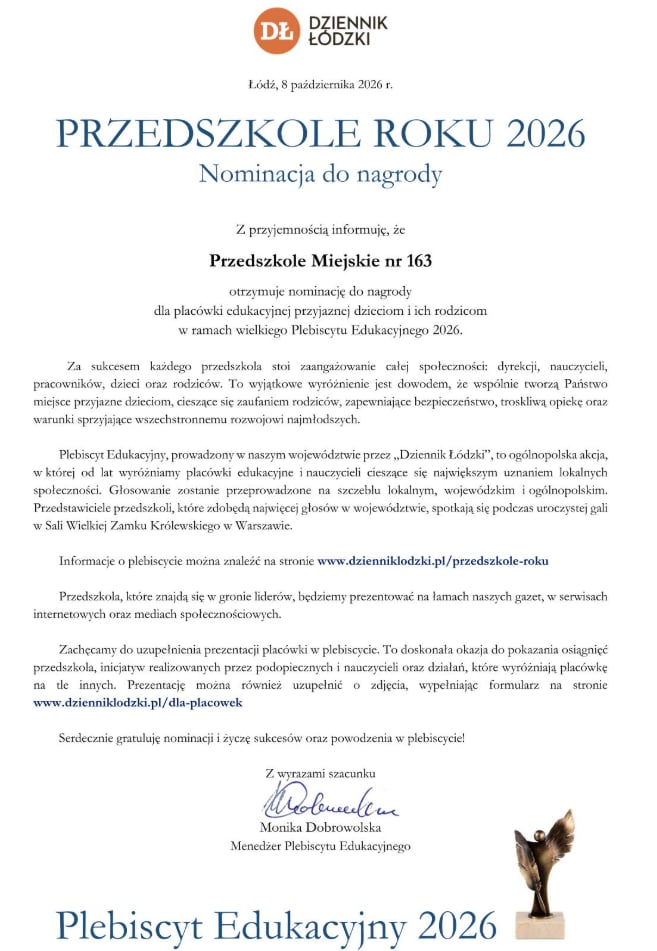 Nominacja do nagrody