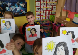 My też prezentujemy portret Kopernika.