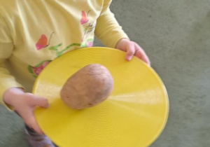 Hania z ziemniakiem na krążku - talerzu
