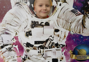 Olek jako astronauta