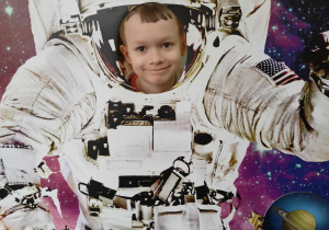 Janek jako astronauta