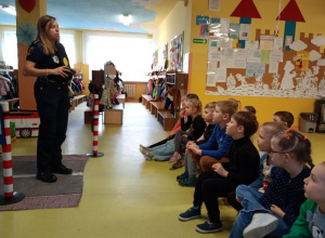 Spotkanie ze Strażą Miejską - "Bezpieczny przedszkolak"