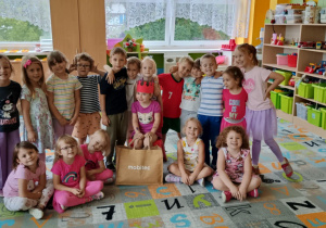 Paulinka ze swoją grupą