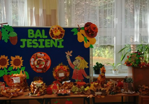 Jesienna dekoracja na Balu.