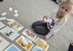 Gra językowa, Zuzia dopasowuje nazwy do obrazków