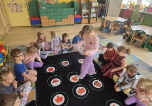 Ania podczas wykonywania zadania