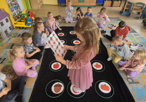 Kalina podczas wykonywania zadania