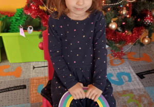 Marta w urodzinowej koronie