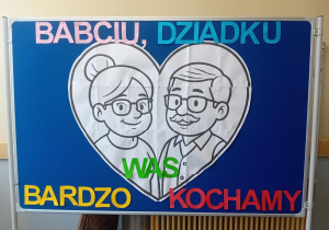 Dekoracja na Dzień Babci i Dziadka