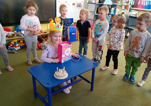 Hania w dniu swoich 4 urodzin