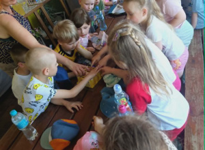 Wycieczka do pasieki w Lipce